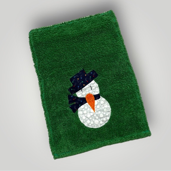 Lot/3 𝑯𝒂𝒏𝒅𝒎𝒂𝒅𝒆 Holiday Christmas Hand Towels 🎁 - Picture 11 of 16